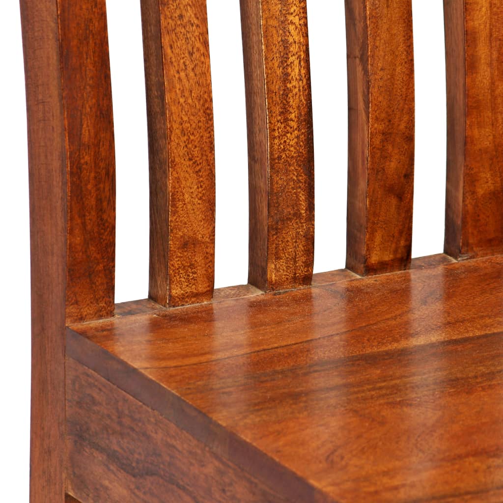 vidaXL Jedálenské stoličky 2 ks, drevený masív s medovým náterom