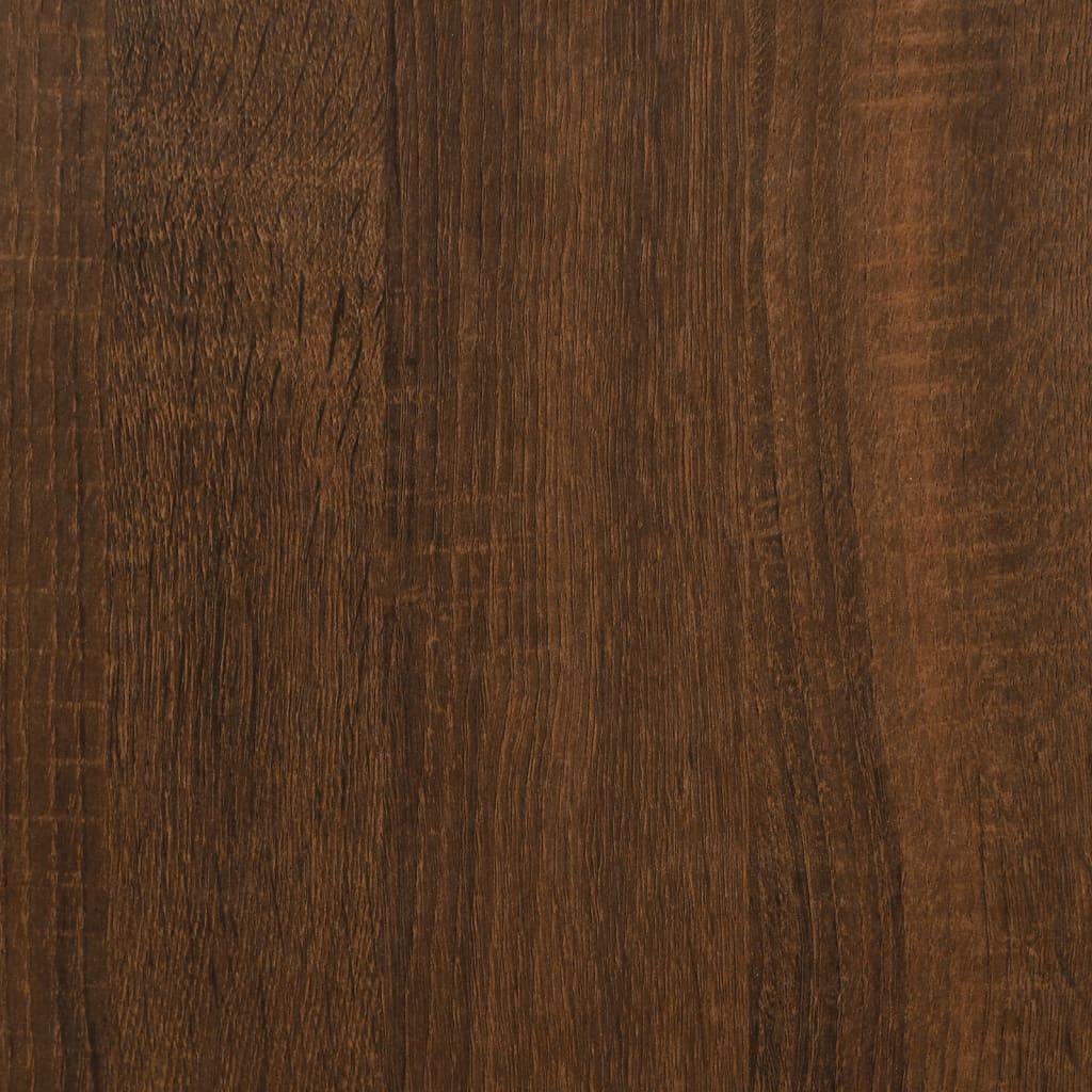 vidaXL Skrinka na platne hnedý dub 74,5x38x48 cm kompozitné drevo