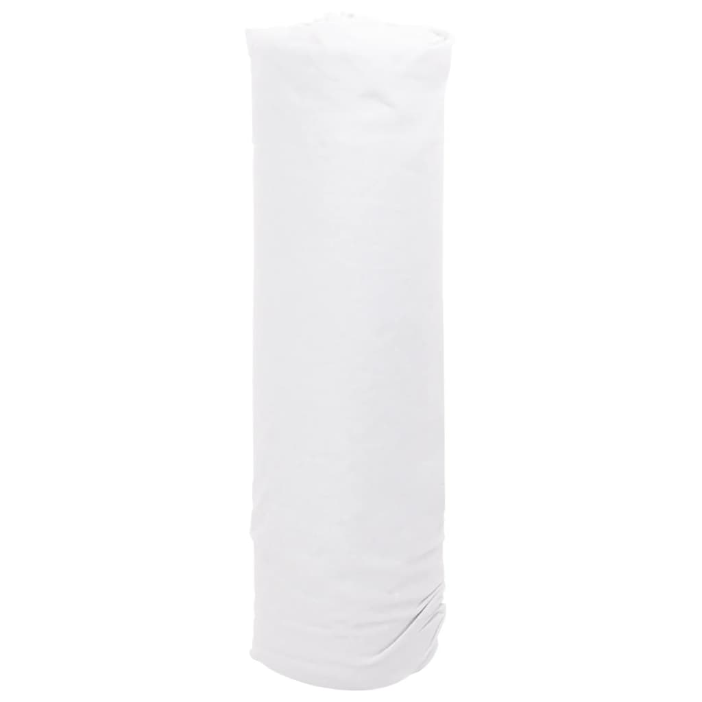 vidaXL Geotextilná membrána biela 1 x 10 m polyesterové vlákno