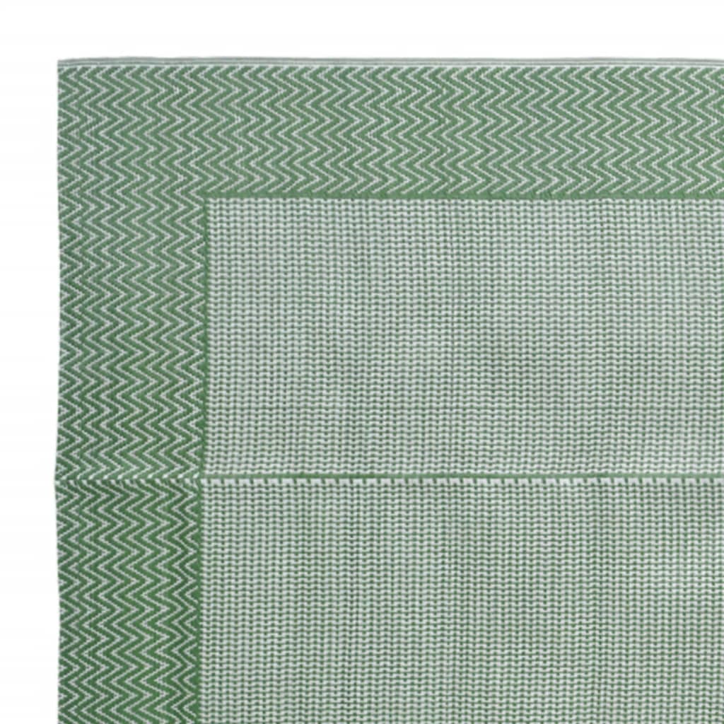 vidaXL Vonkajší koberec zelený 120x180 cm PP