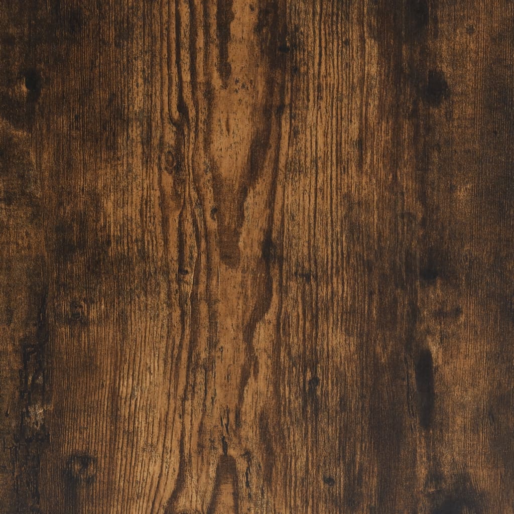 vidaXL Lavička na topánky dymový dub 70x38,5x49 cm kompozitné drevo