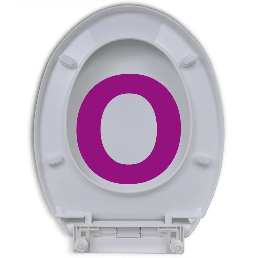 vidaXL WC sedadlo, pomalé sklápanie, biele, oválne