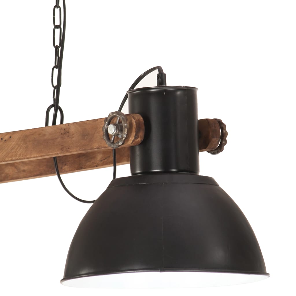 vidaXL Industriálna závesná lampa 25 W, čierna 109 cm E27
