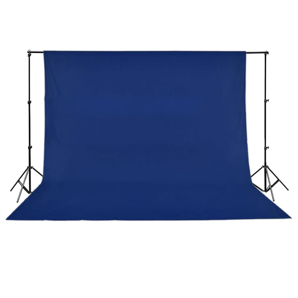 vidaXL Fotopozadie bavlna modré 500x300 cm chromatické