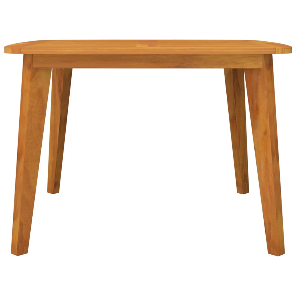 vidaXL Záhradný stôl 110x110x75 cm akáciové masívne drevo