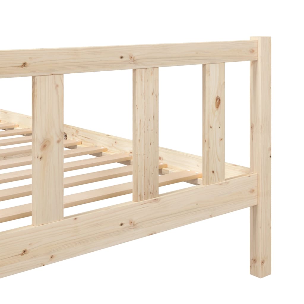 vidaXL Rám postele masívne drevo 100x200 cm