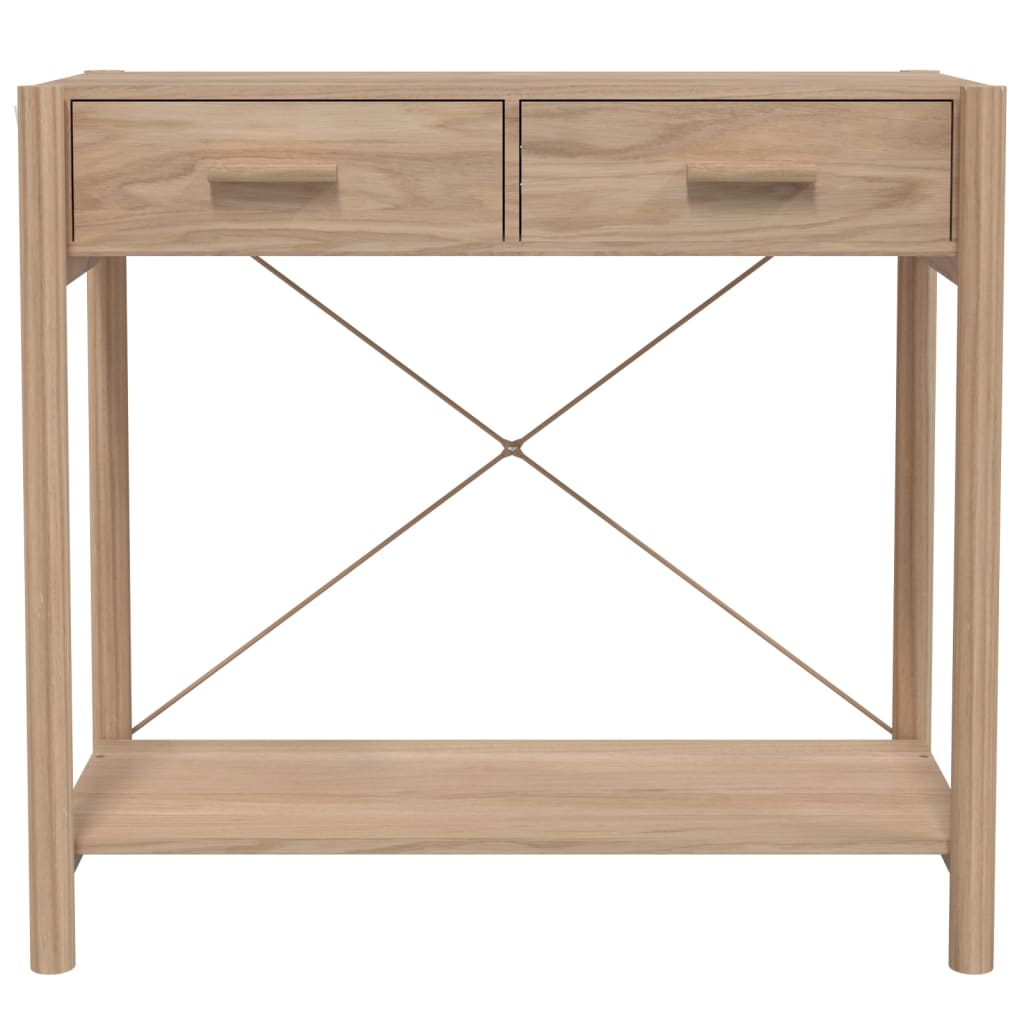 vidaXL Konzolový stolík 82x38x75 cm spracované drevo