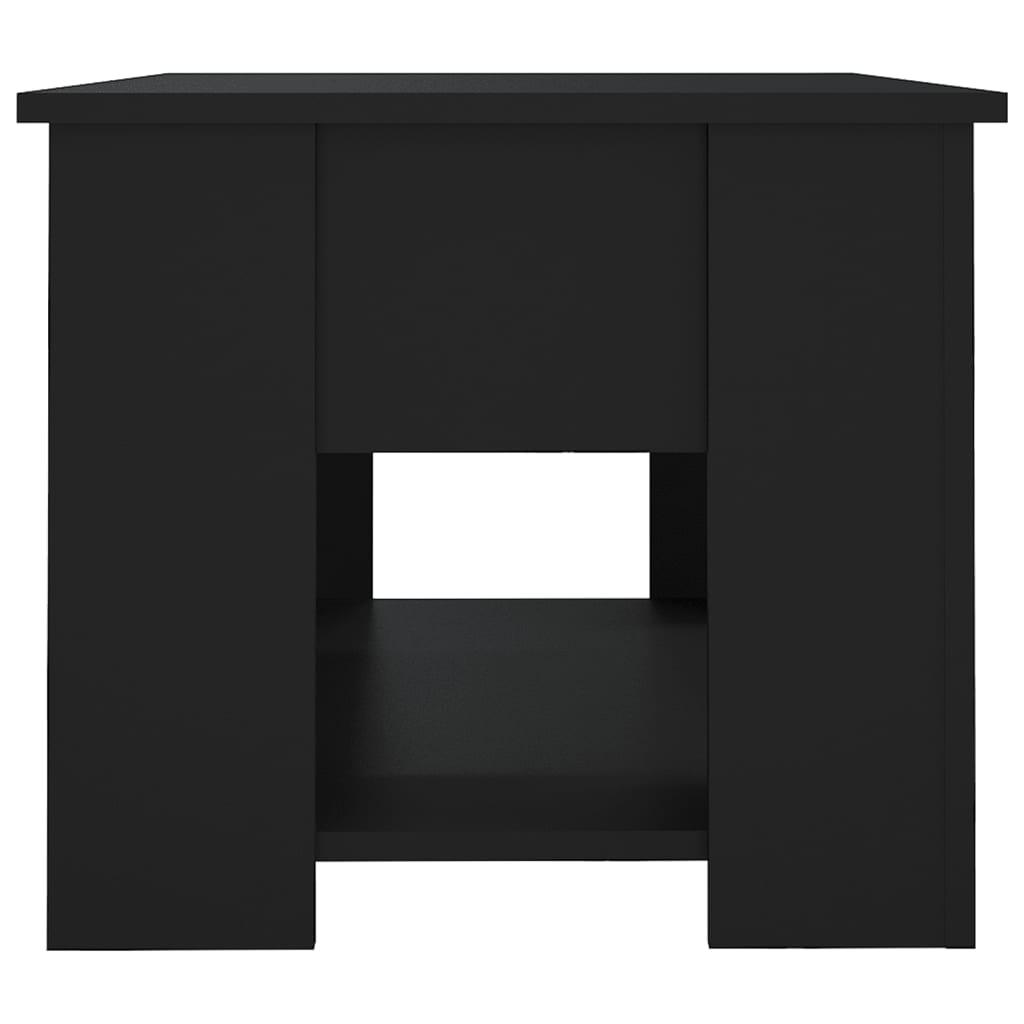 vidaXL Konferenčný stolík čierny 79x49x41 cm spracované drevo
