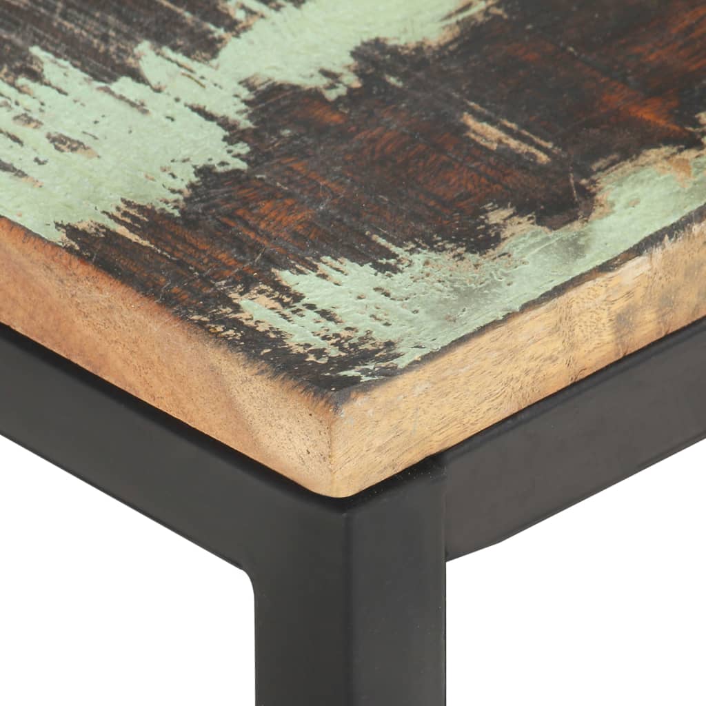 vidaXL Príručný stolík 40x40x35 cm, recyklovaný masív