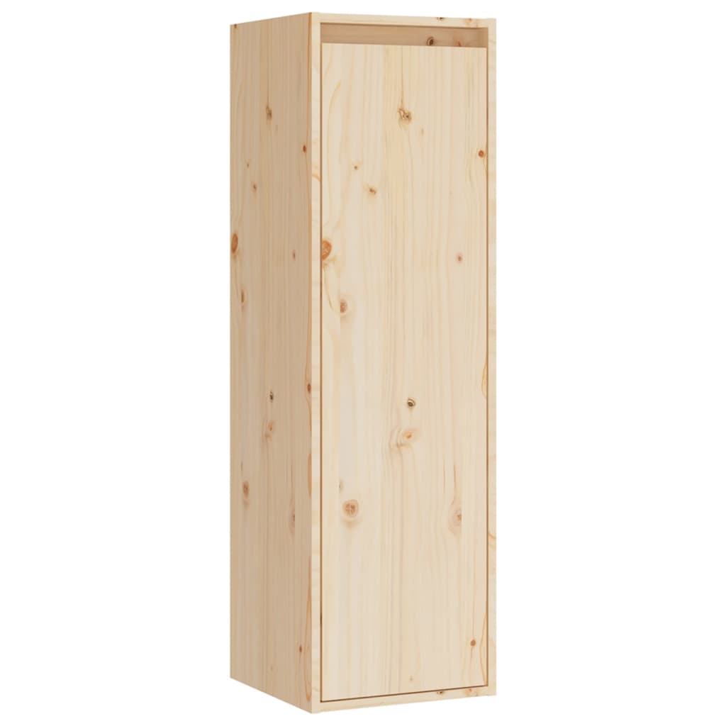 vidaXL Nástenné skrinky 2 ks 30x30x100 cm masívne borovicové drevo
