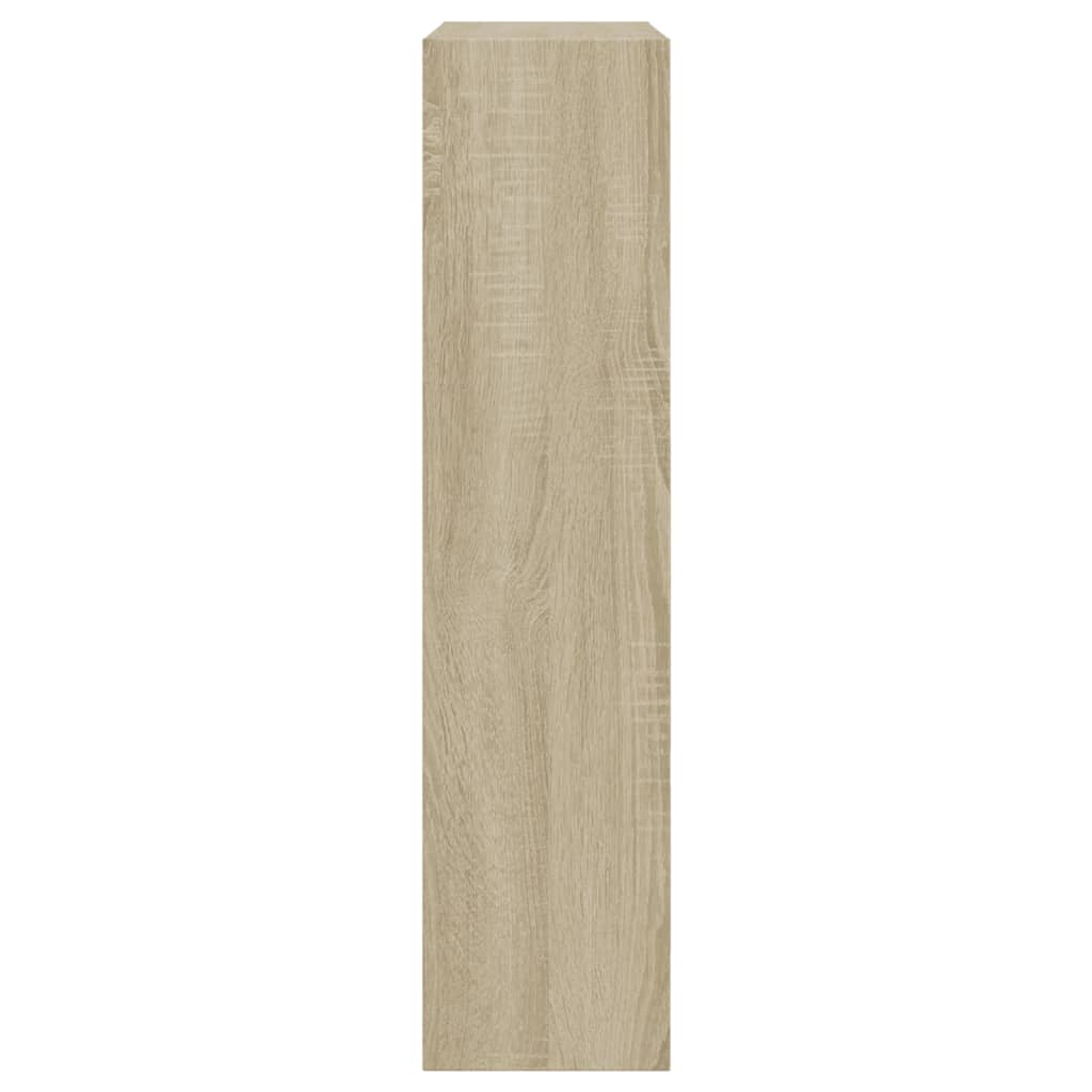 vidaXL Botník dub sonoma 60x21x87,5 cm kompozitné drevo