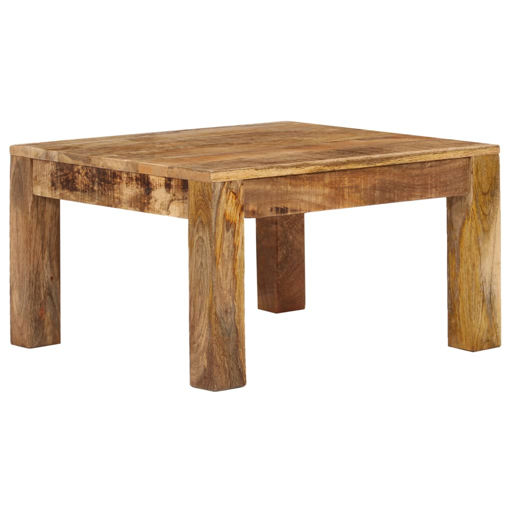 vidaXL Konferenčný stolík z mangovníkového dreva 60x60x35 cm