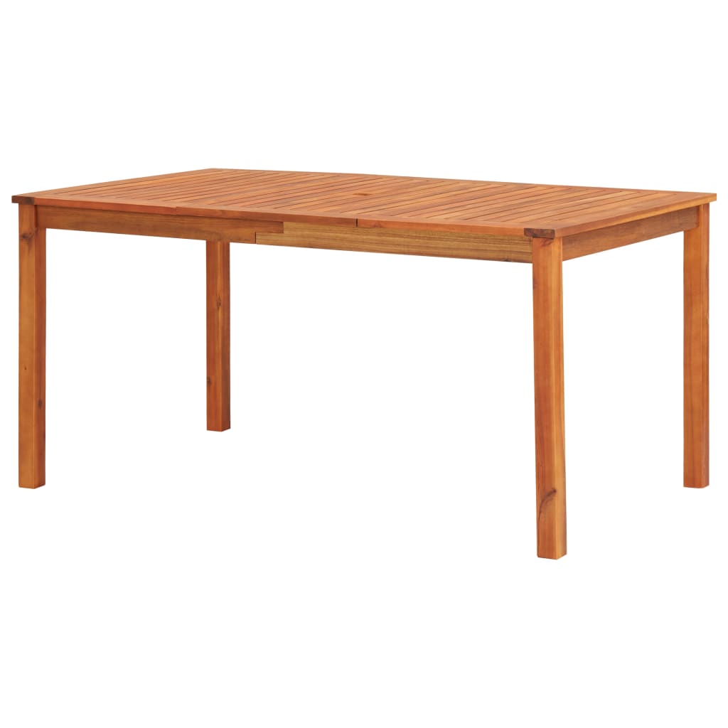 vidaXL Záhradný stôl 150x90x74 cm, akáciový masív