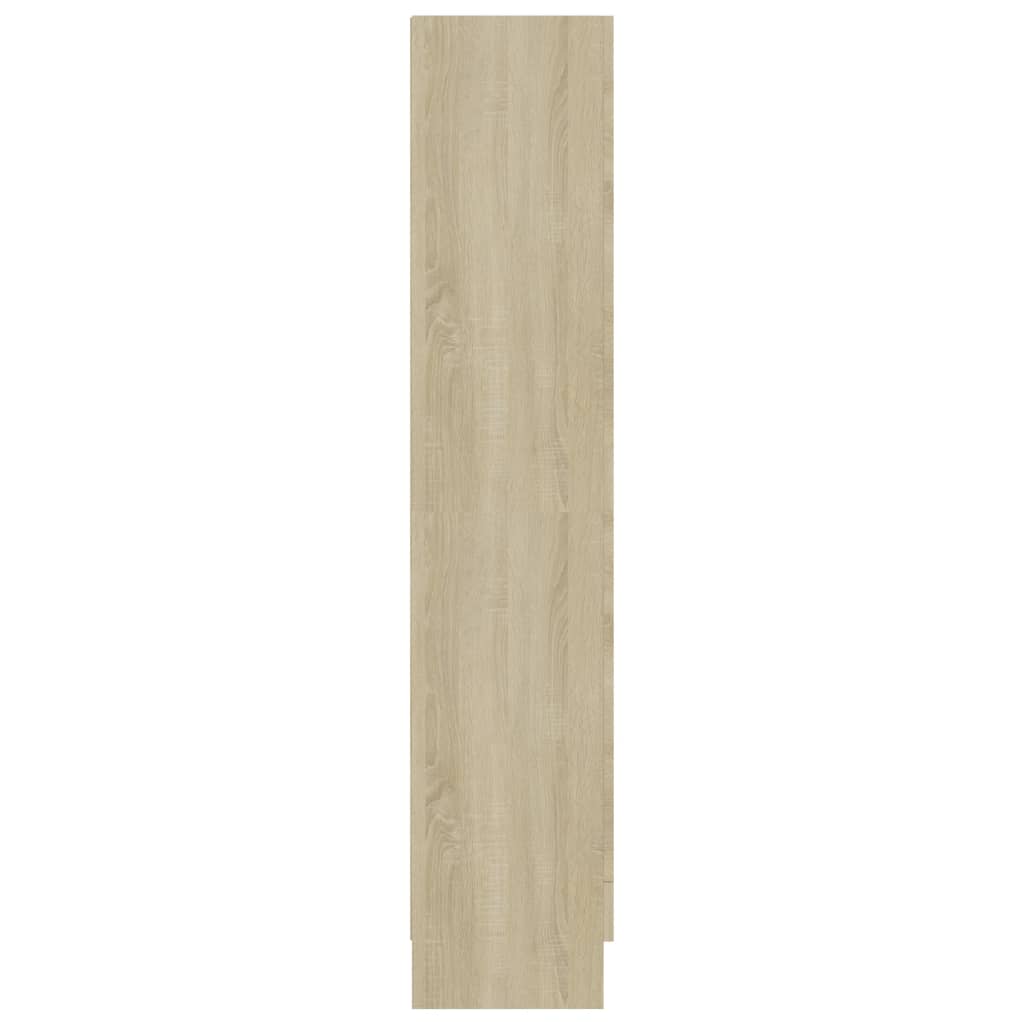 vidaXL Vitrína, dub sonoma 82,5x30,5x150 cm, kompozitné drevo