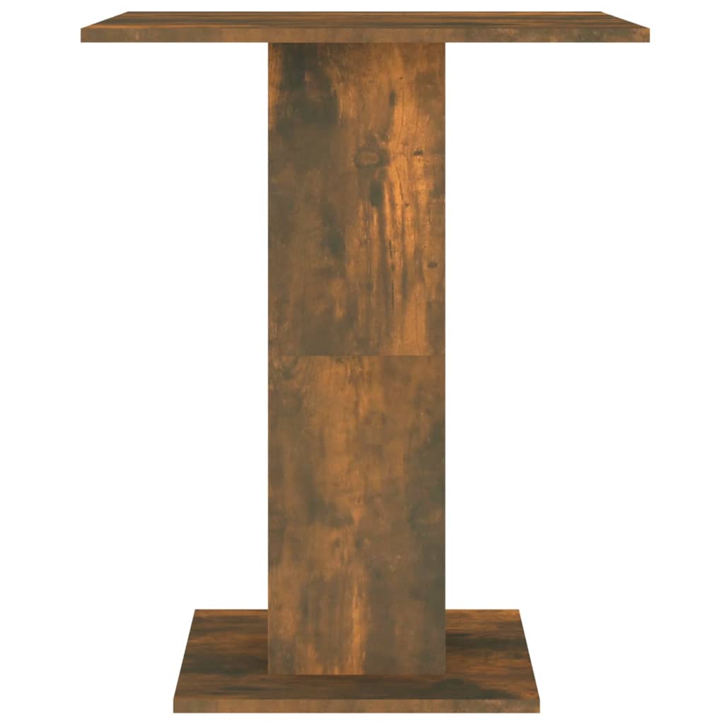 vidaXL Bistro stolík údený dub 60x60x75 cm spracované drevo