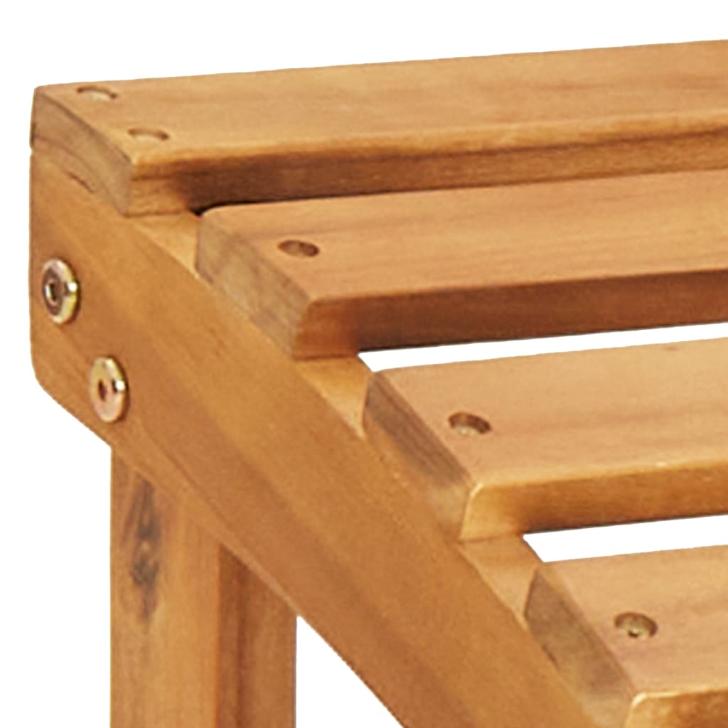 vidaXL Záhradná stolička Adirondack s podnožkou akáciové drevo