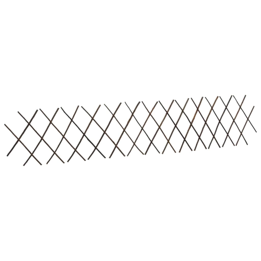 vidaXL Mriežkové ploty z vŕbového prútia 5 ks 180x30 cm