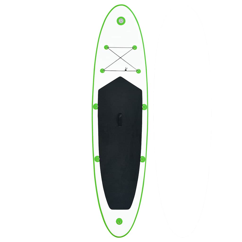vidaXL Nafukovací Stand up paddleboard, zeleno biely
