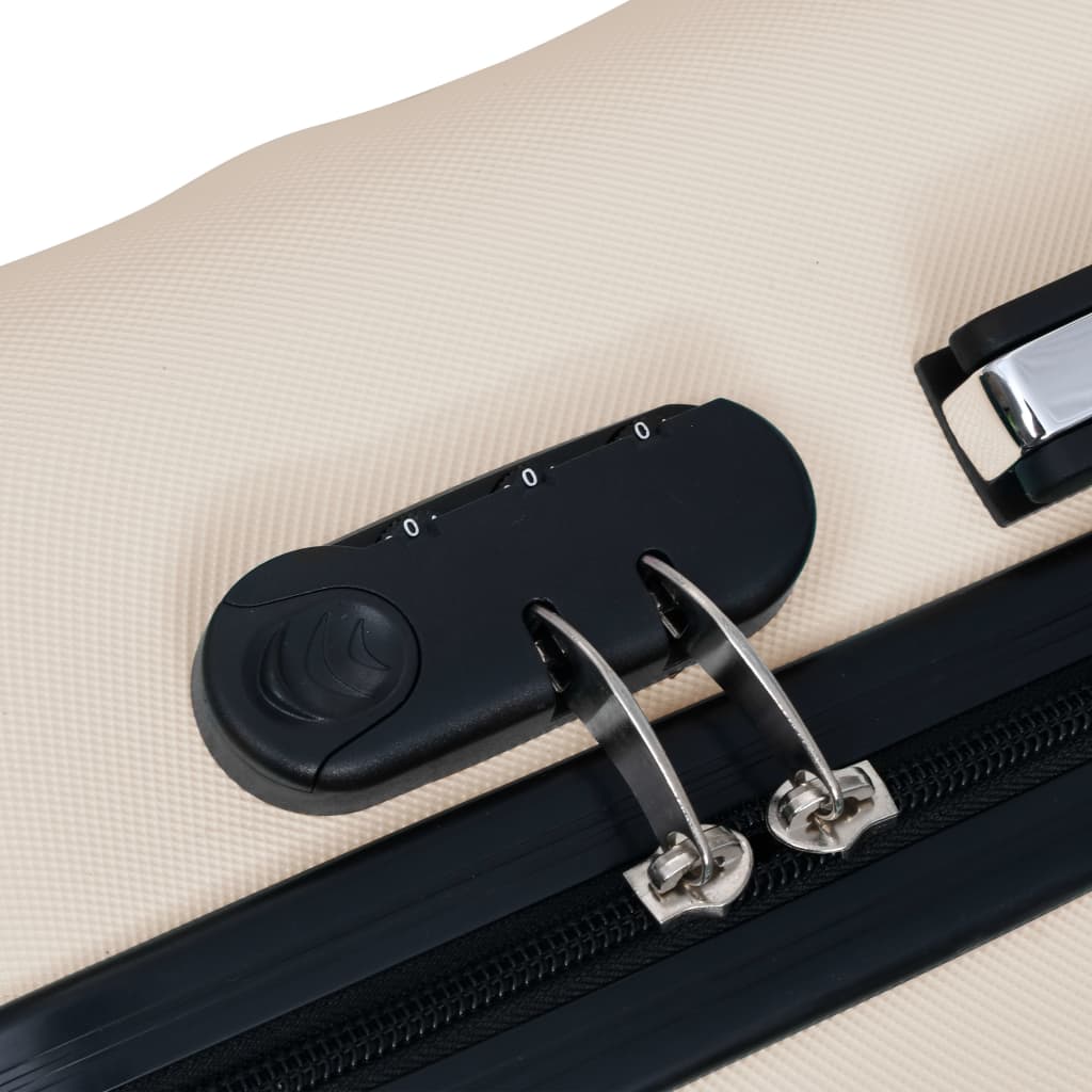 vidaXL Súprava cestovných kufrov s tvrdým krytom 3 ks zlatá ABS