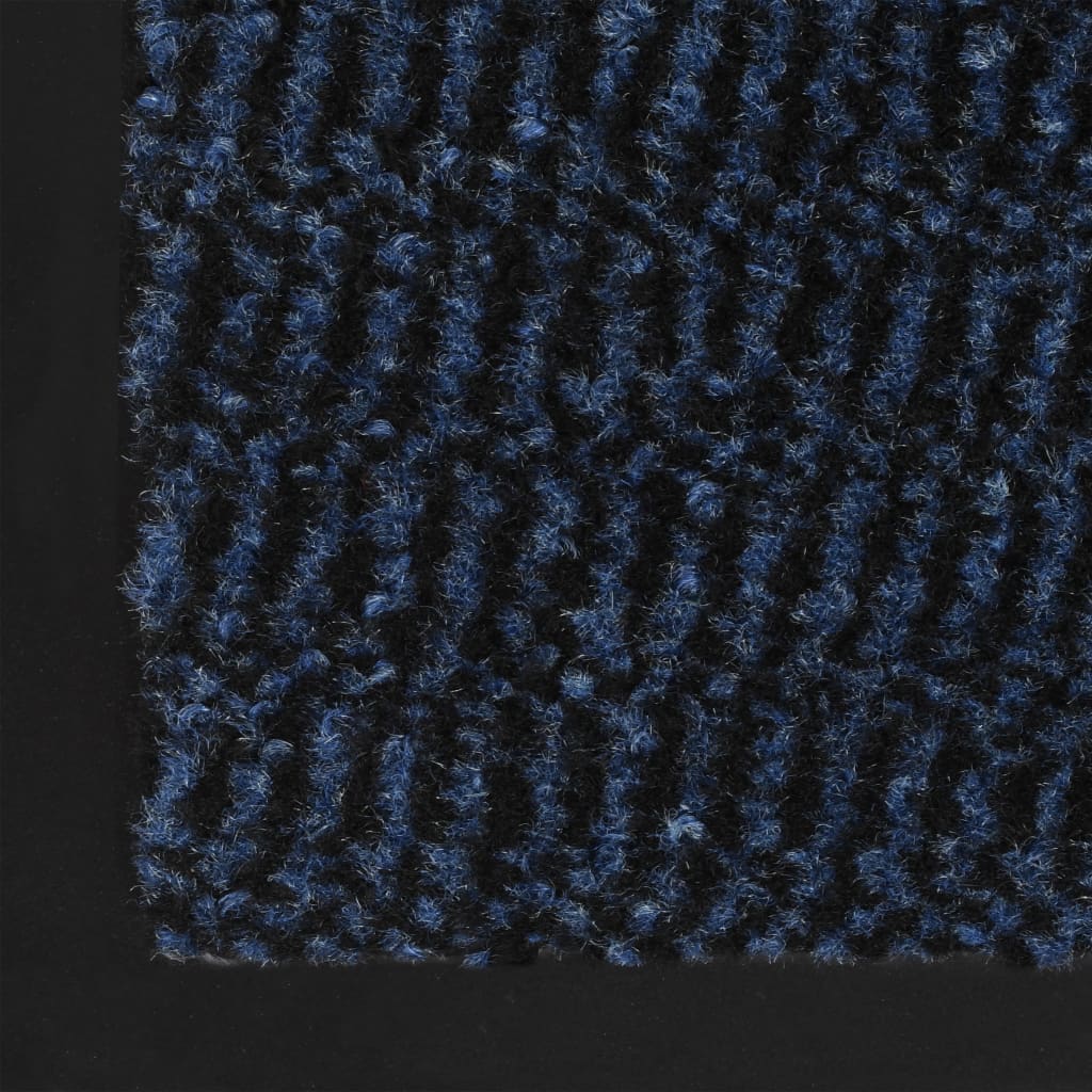 vidaXL Rohožka pred dvere, obdĺžniková, všívaná, 40x60 cm, modrá