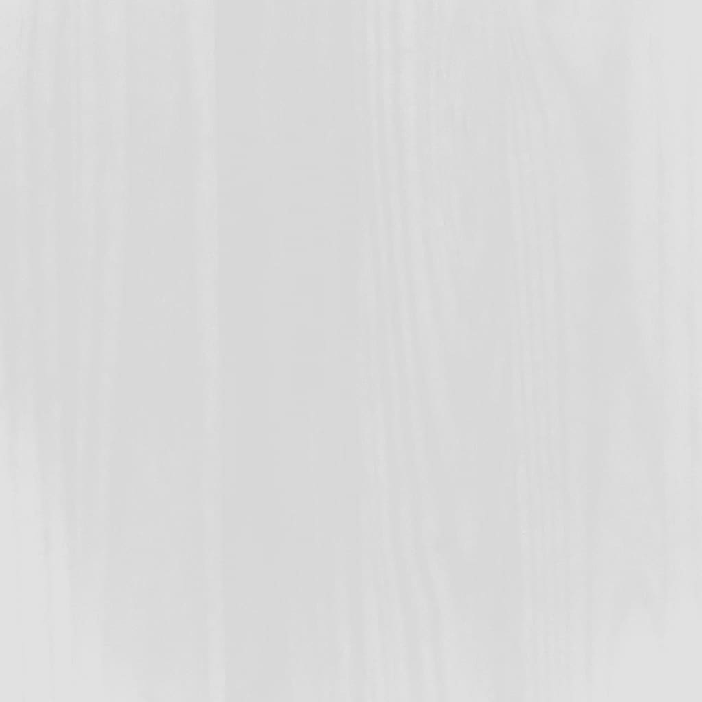 vidaXL Skrinka Corona, biela 112x43x196 cm, masívna mexická borovica