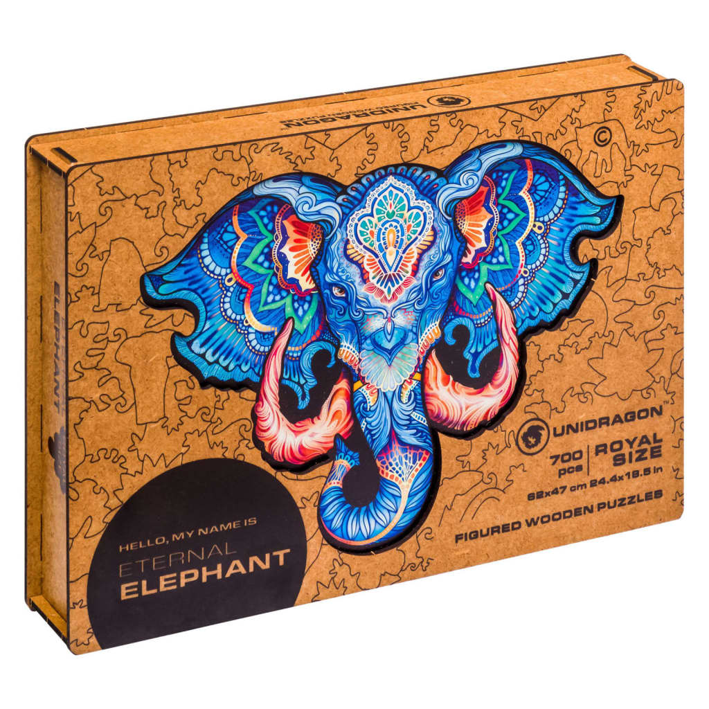 UNIDRAGON 700-dielna skladačka Eternal Elephant kráľovská 62x47 cm