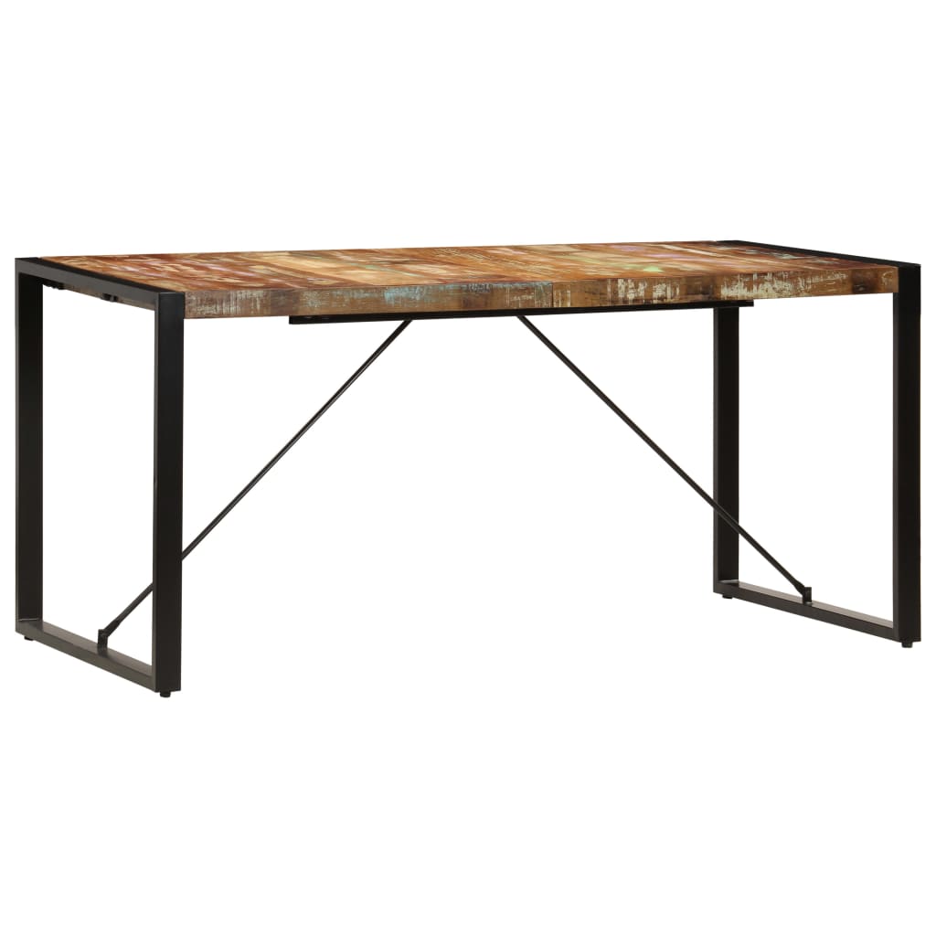 vidaXL Jedálenský stôl 160x80x75 cm, recyklovaný masív