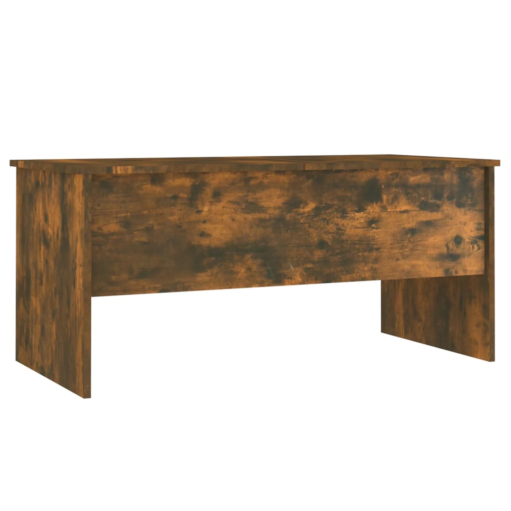 vidaXL Konferenčný stolík dymový dub 102x50,5x46,5 cm spracované drevo