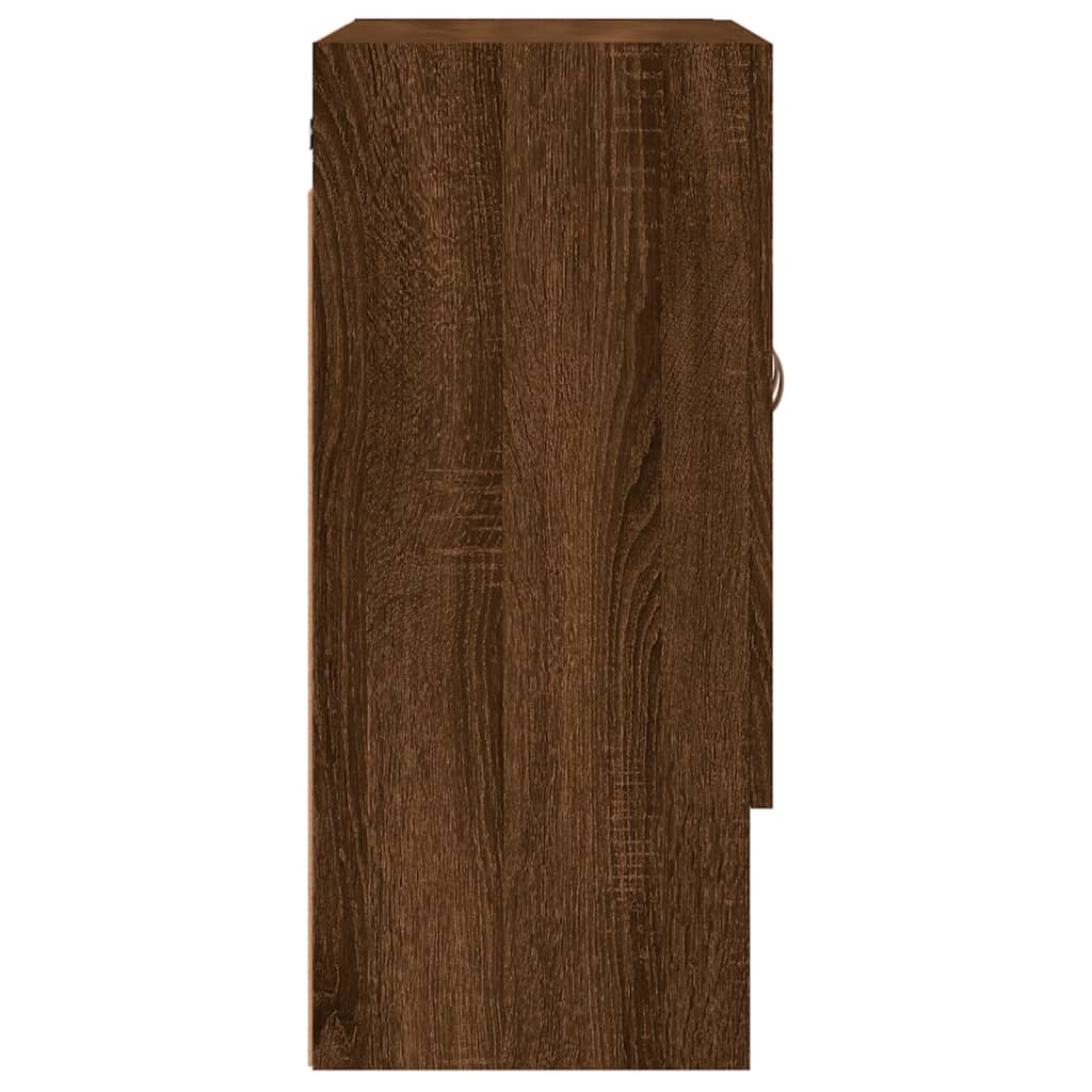 vidaXL Nástenná skrinka hnedý dub 60x31x70 cm kompozitné drevo