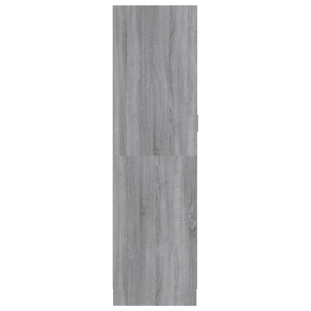 vidaXL Šatník sivý dub sonoma 82,5x51,5x180 cm spracované drevo