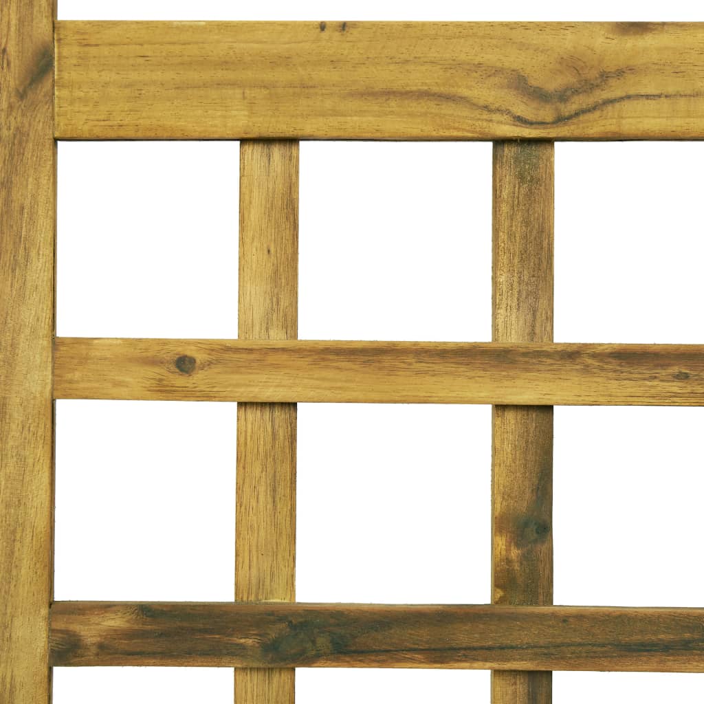vidaXL 3-panelový paraván masívne akáciové drevo 120x170 cm
