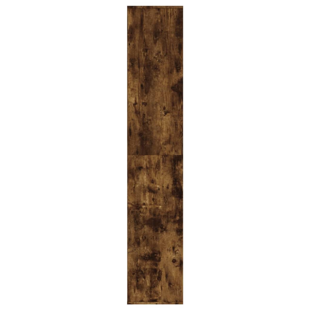 vidaXL Botník dymový dub 54x34x183 cm spracované drevo