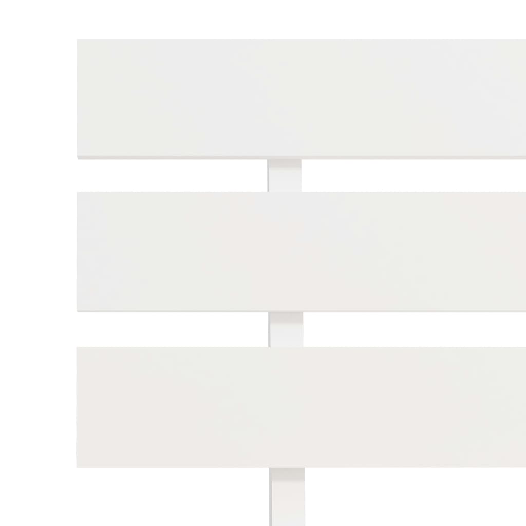 vidaXL Posteľný rám, biely, borovicový masív 90x200 cm