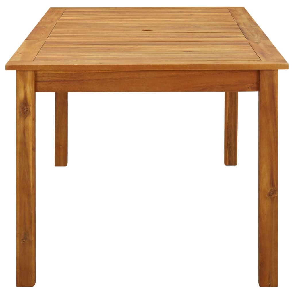 vidaXL Záhradný stôl 200x90x74 cm, akáciový masív