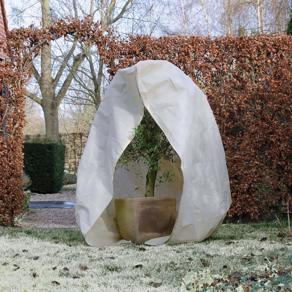 Nature Zimný flísový kryt so zipsom 70 g/m², béžový 2x1,5x1,5 m