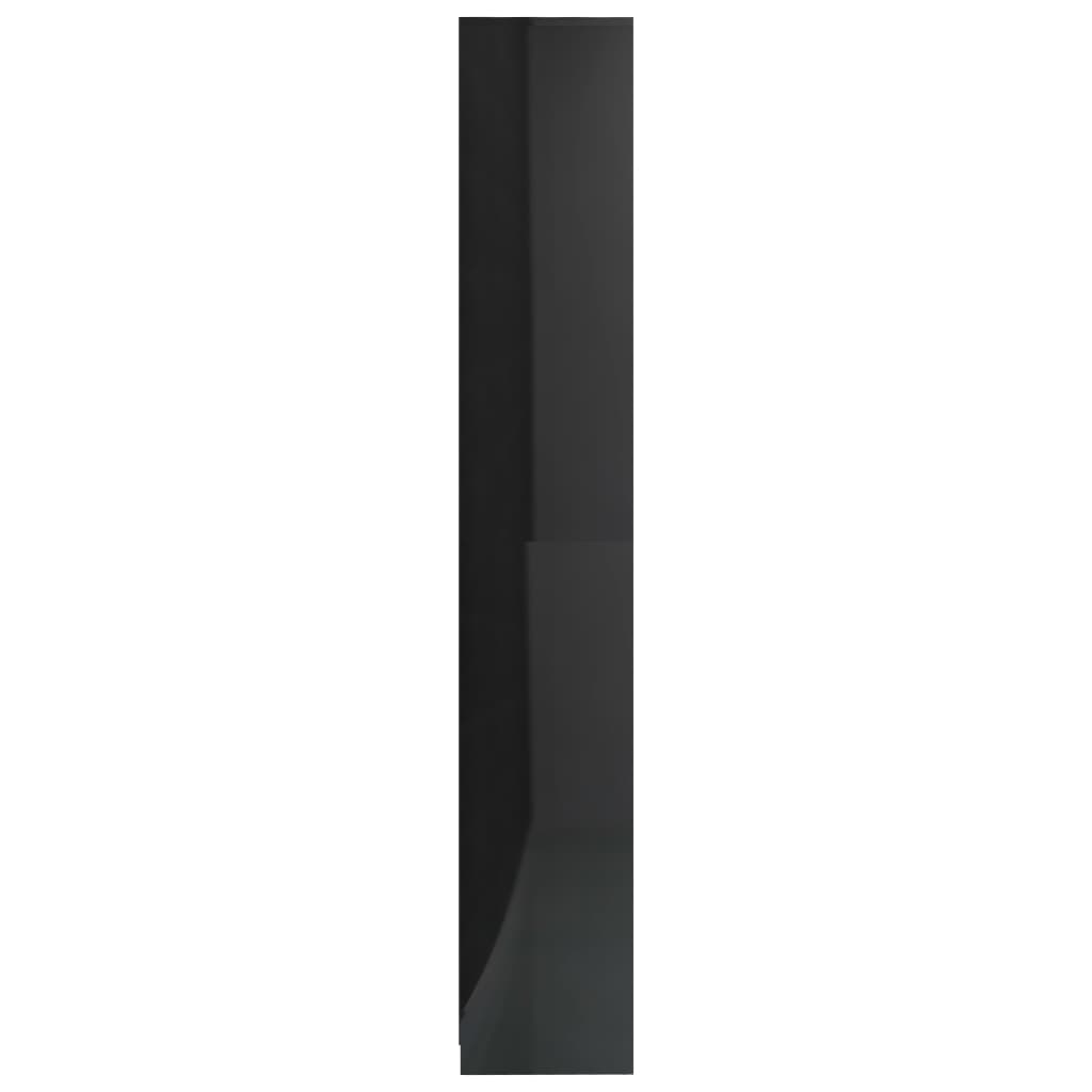 vidaXL 3-dielna súprava kúpeľňového nábytku,lesklá čierna,drevotrieska