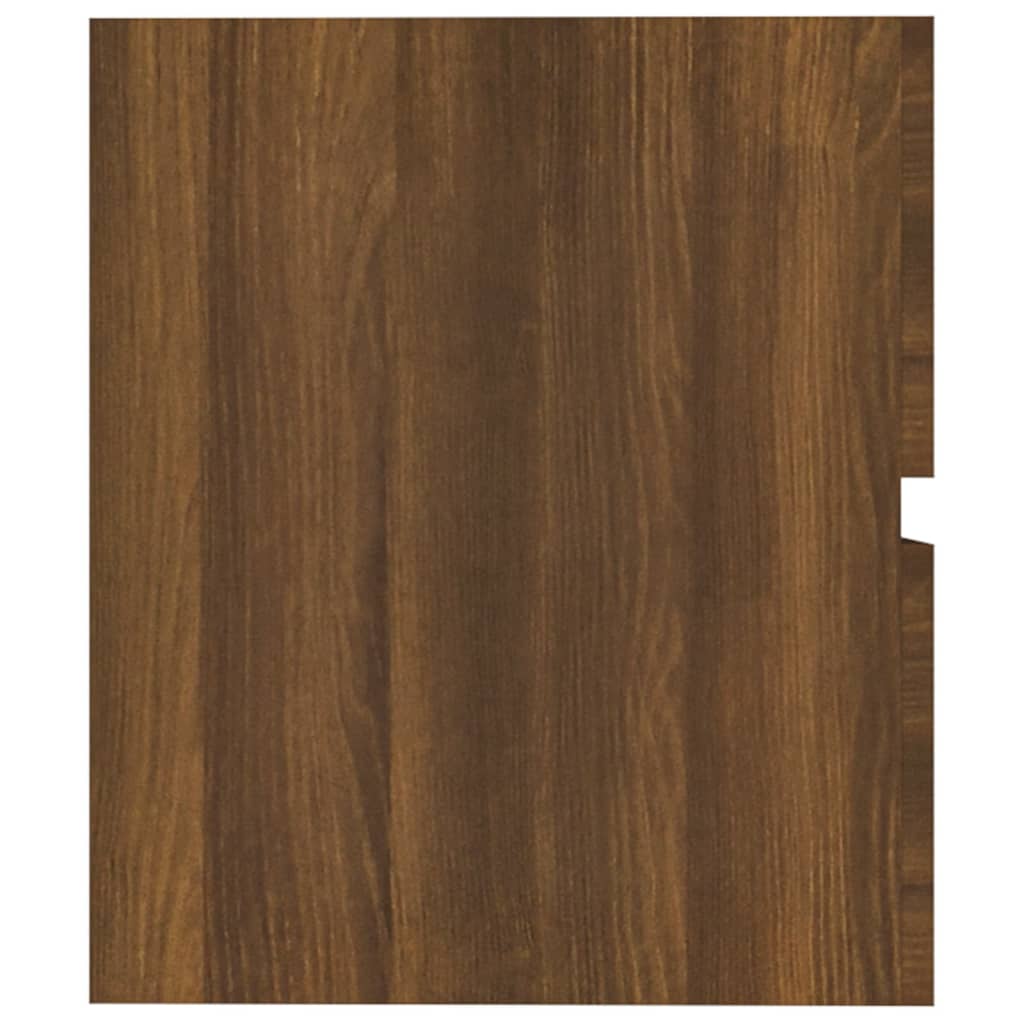 vidaXL Umývadlová skrinka hnedý dub 41x38,5x45 cm spracované drevo
