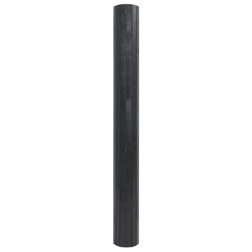 vidaXL Koberec obdĺžnikový sivý 70x200 cm bambus
