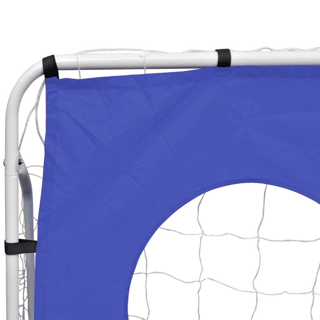 Kvalitná futbalová bránka s otvormi na strieľanie, 240 x 92 x 150 cm