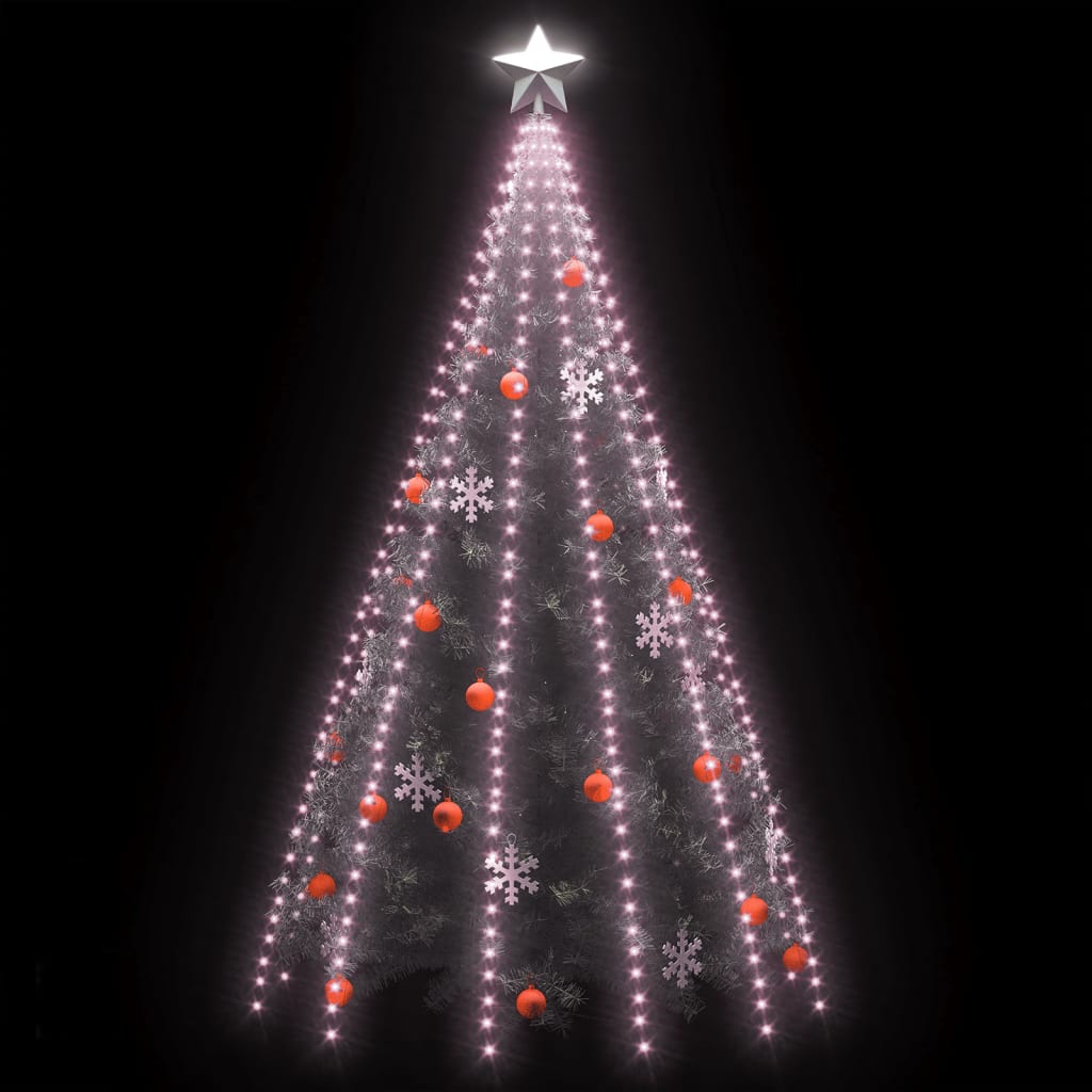 vidaXL Svetelná sieť na vianočný stromček 500 LED, 500 cm
