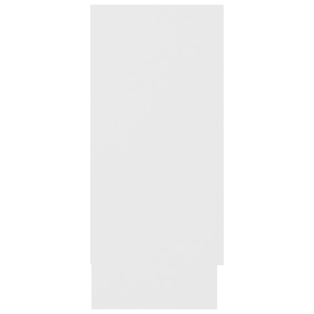 vidaXL Komoda, biela 120x30,5x70 cm, kompozitné drevo