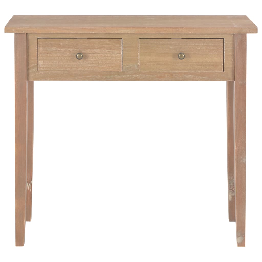 vidaXL Toaletný konzolový stolík, hnedý 79x30x74 cm, drevo