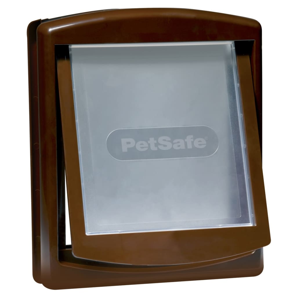PetSafe 2-cestné dvierka pre zvieratá 755 stredné 26,7x22,8 cm hnedé
