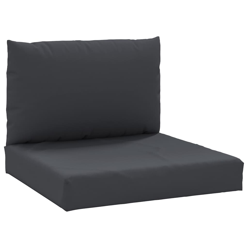 vidaXL Podložky na paletový nábytok 2 ks, čierne, oxfordská látka
