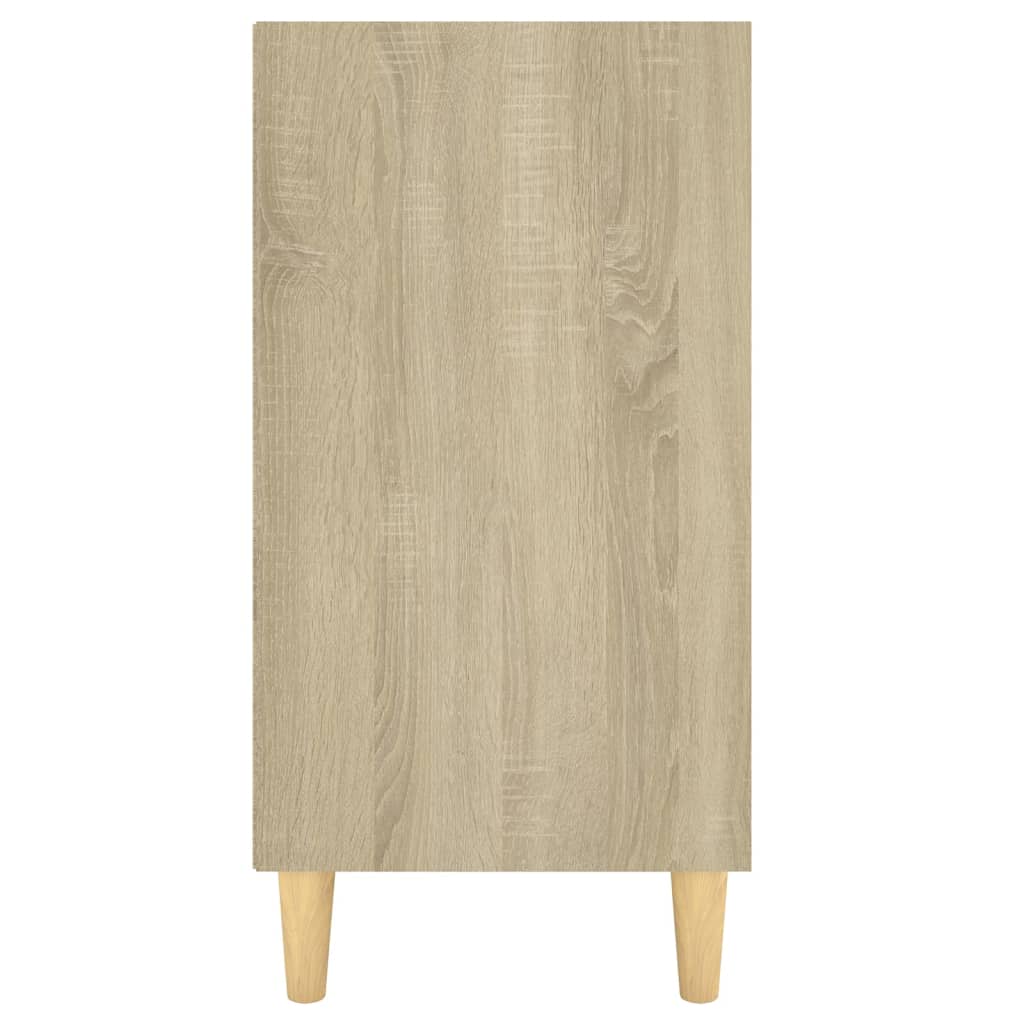 vidaXL Komoda, biela a dub sonoma 103,5x35x70 cm, kompozitné drevo