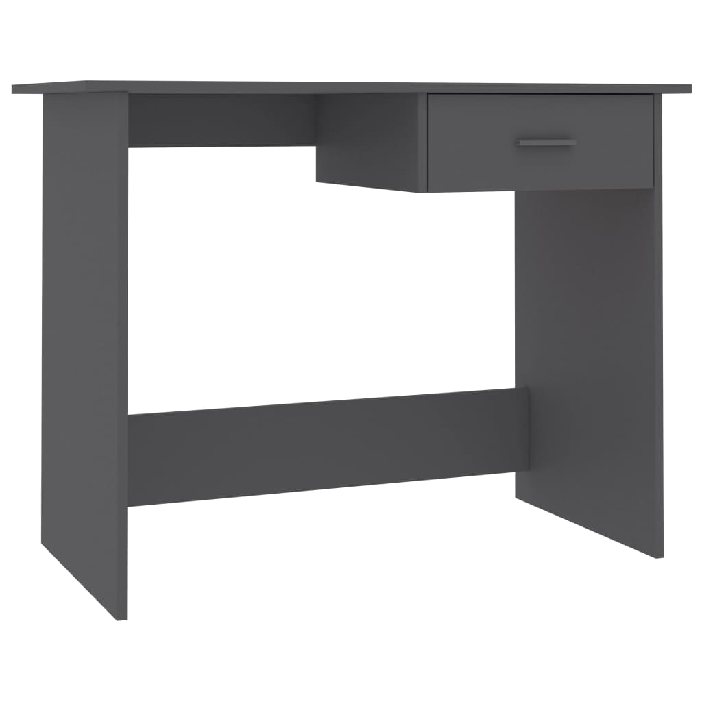 vidaXL Stôl sivý 100x50x76 cm drevotrieska