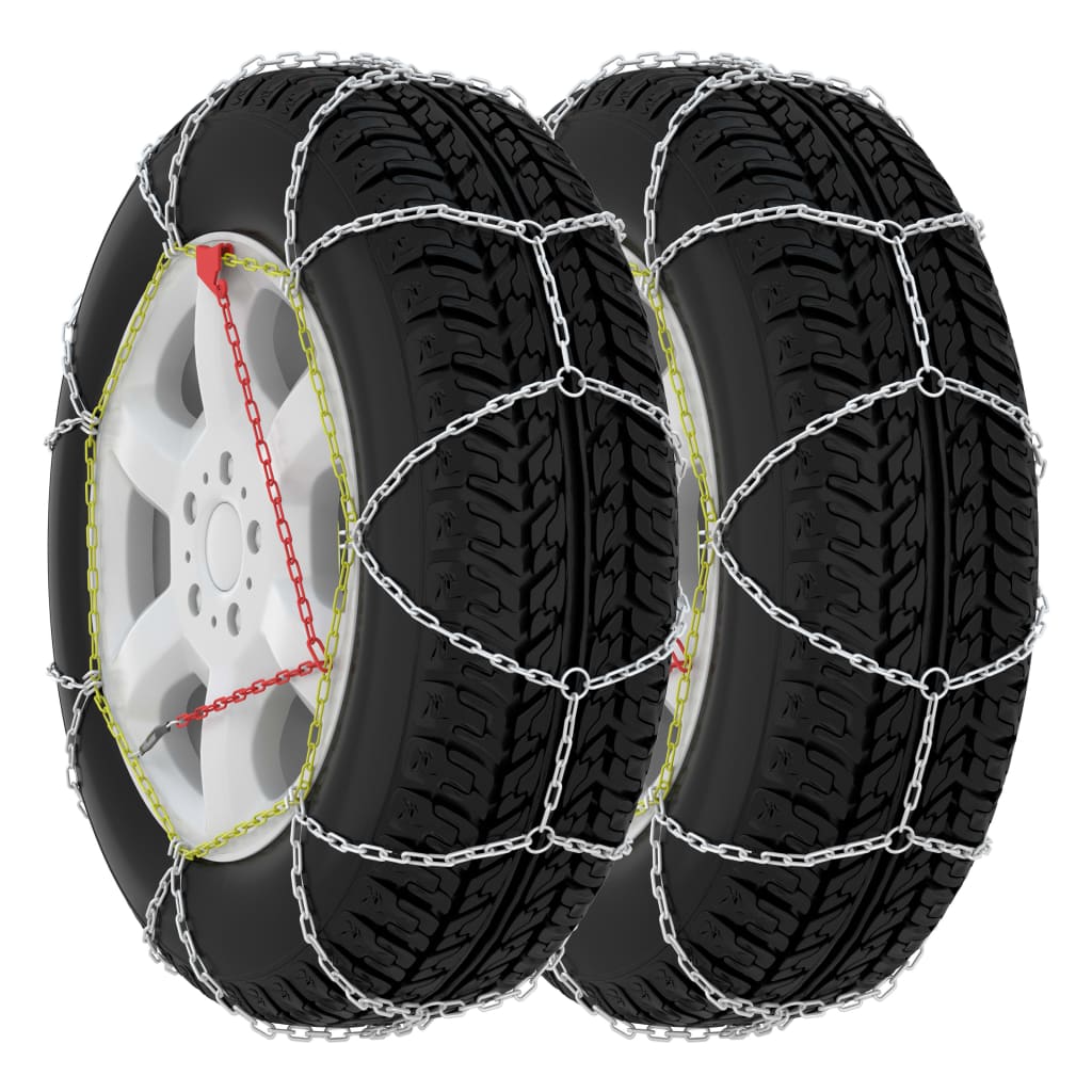 vidaXL Snehové reťaze na pneumatiky 2 ks 9 mm, KN120
