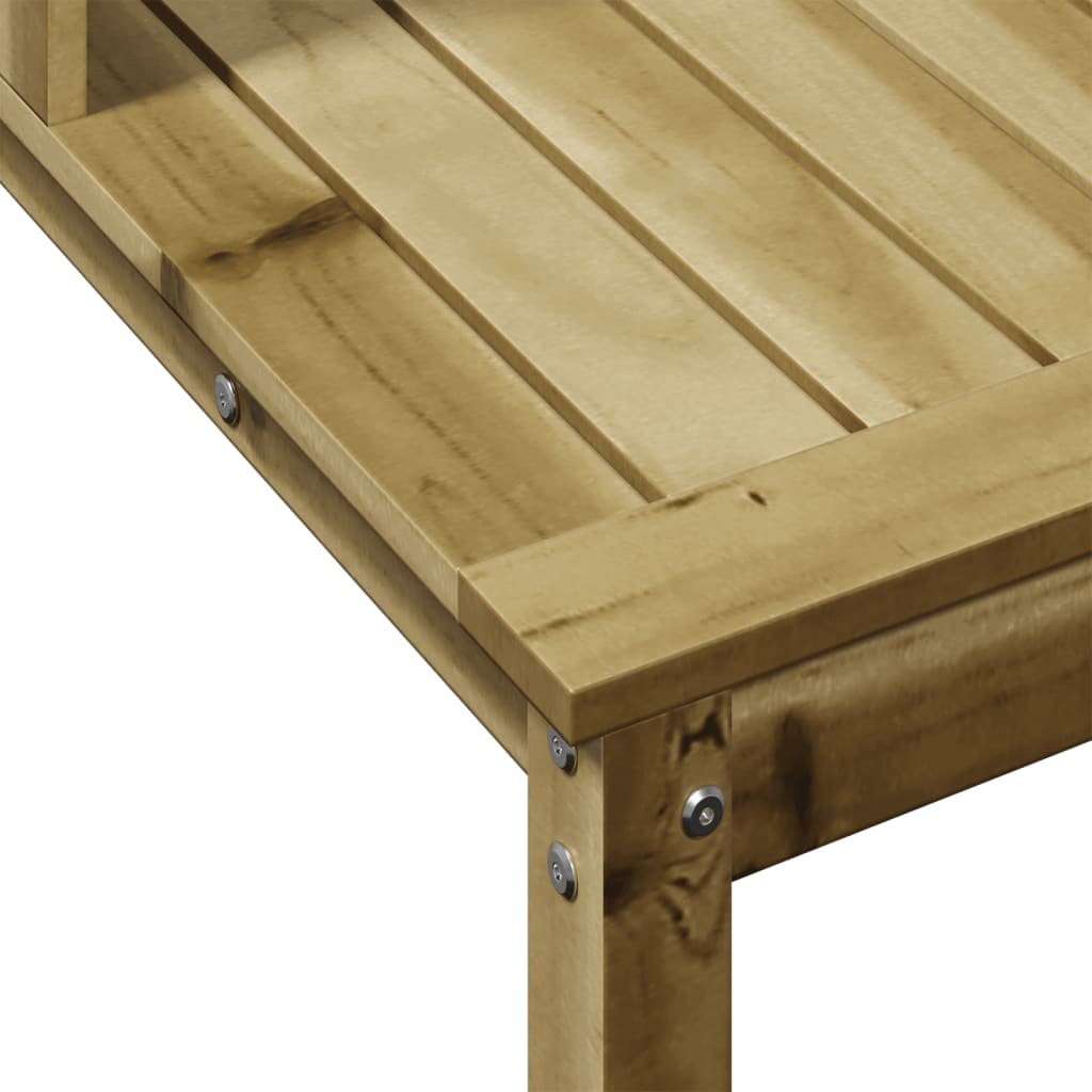 vidaXL Stôl na presádzanie s policami 82,5x50x109,5 cm impreg.borovica