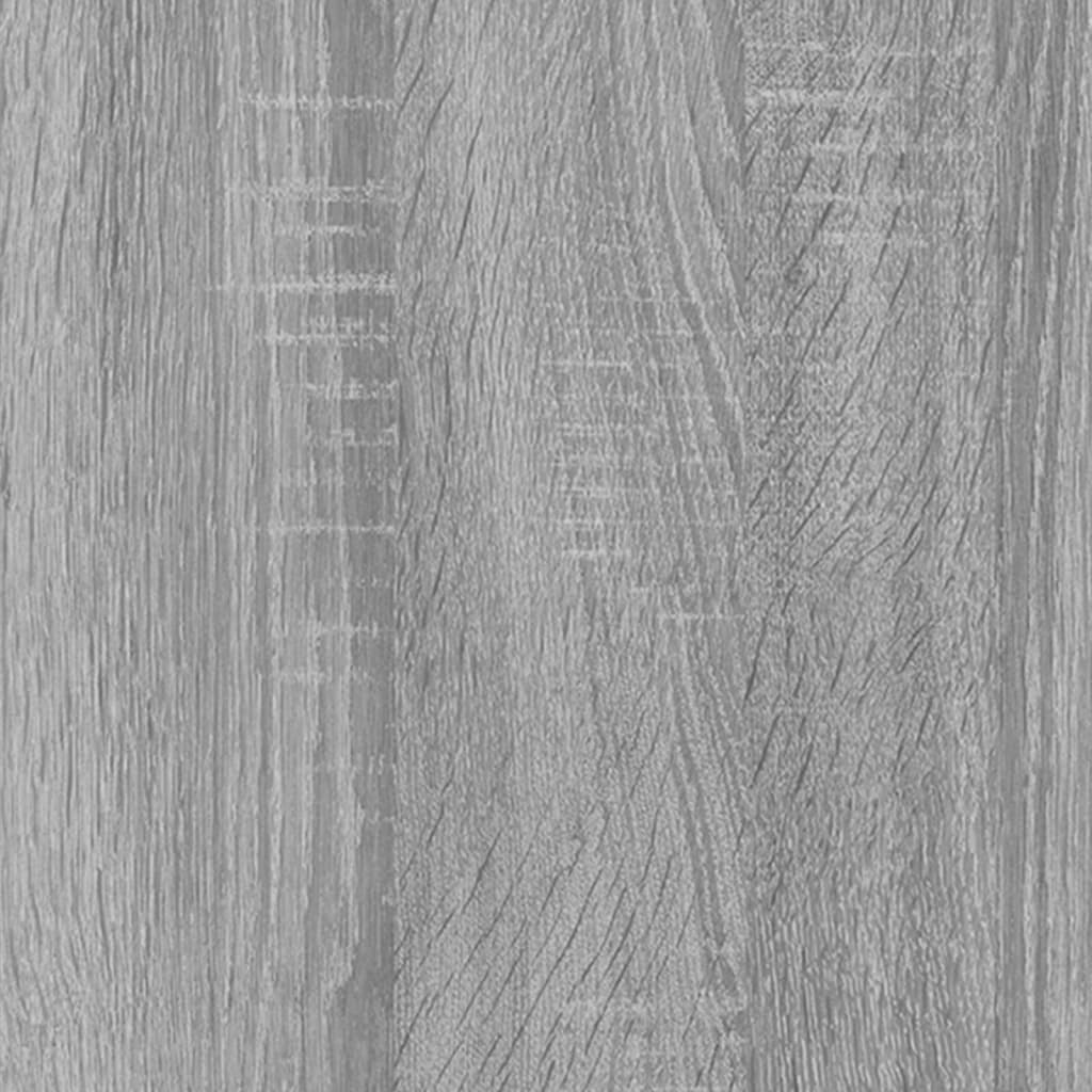 vidaXL Knižnica sivý dub sonoma 86x25,5x140 cm spracované drevo