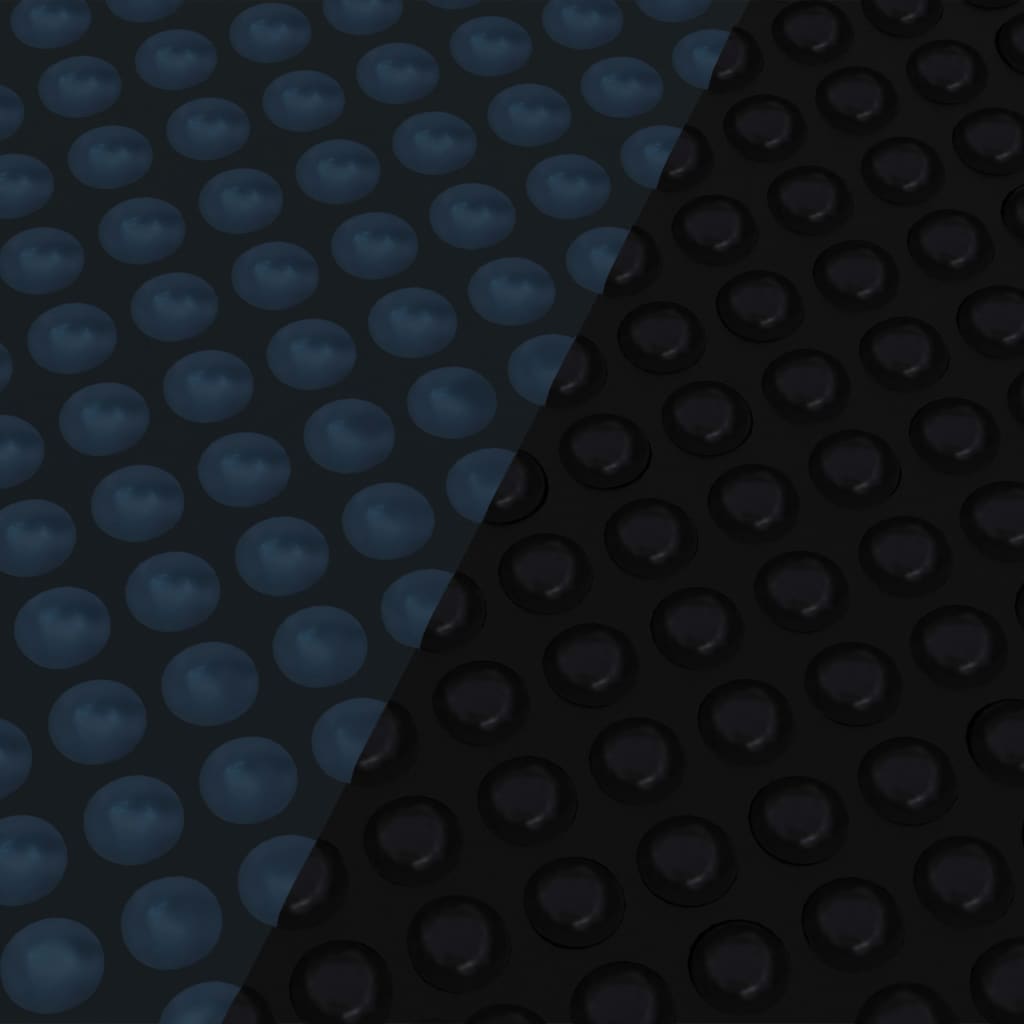 vidaXL Plávajúca solárna bazénová fólia z PE 549x274 cm čierna a modrá